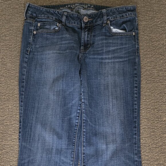 American Eagle AE Favorite Boyfriend Stretch Jeans Size 14 Long - Picture 3 of 4
